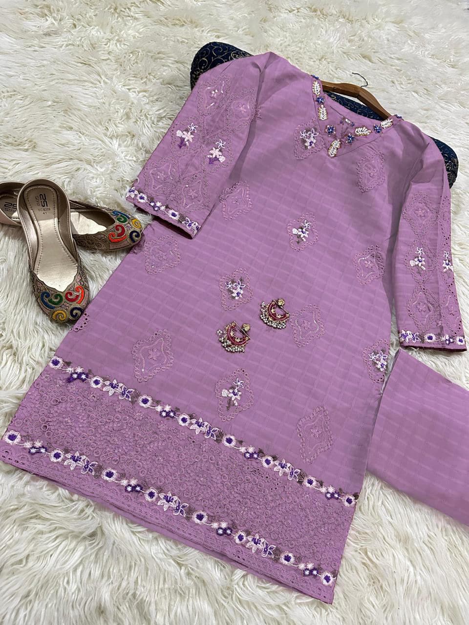 DORIA COTTON LAWN Embroidery 2PC