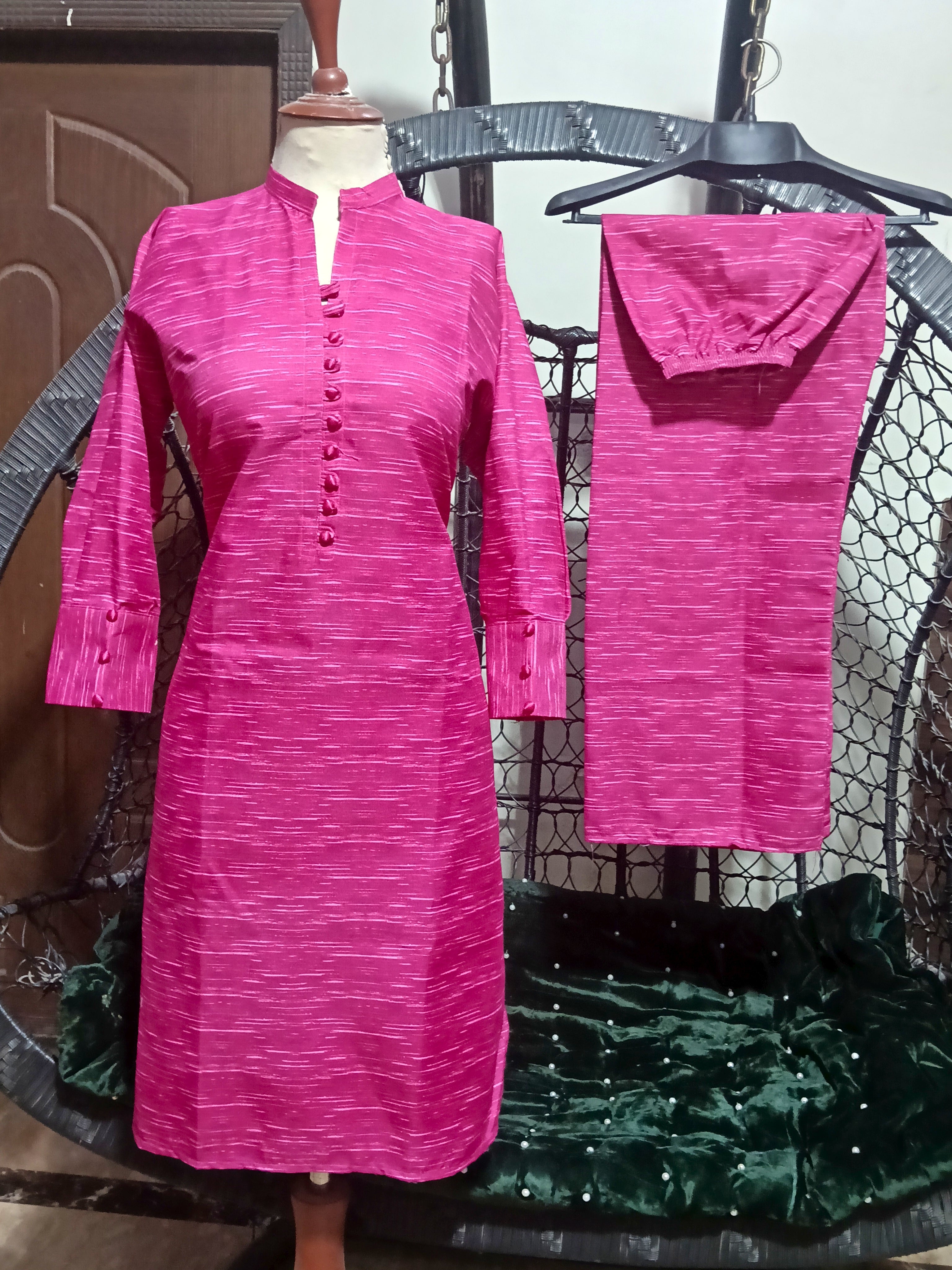 50%off Winter collection floral crystal khaddar 2p Long Length