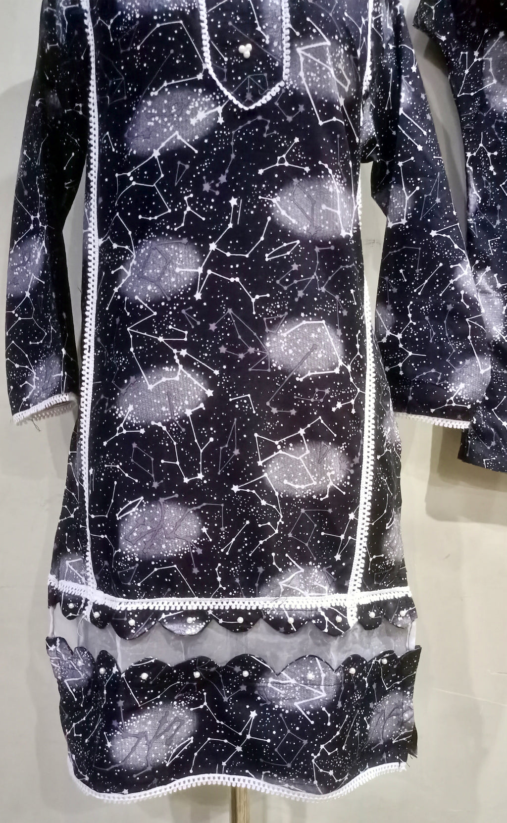 Floral –poly cotton digital print cutwork tishu pach Co-Ords 2Pc Set 🌸
